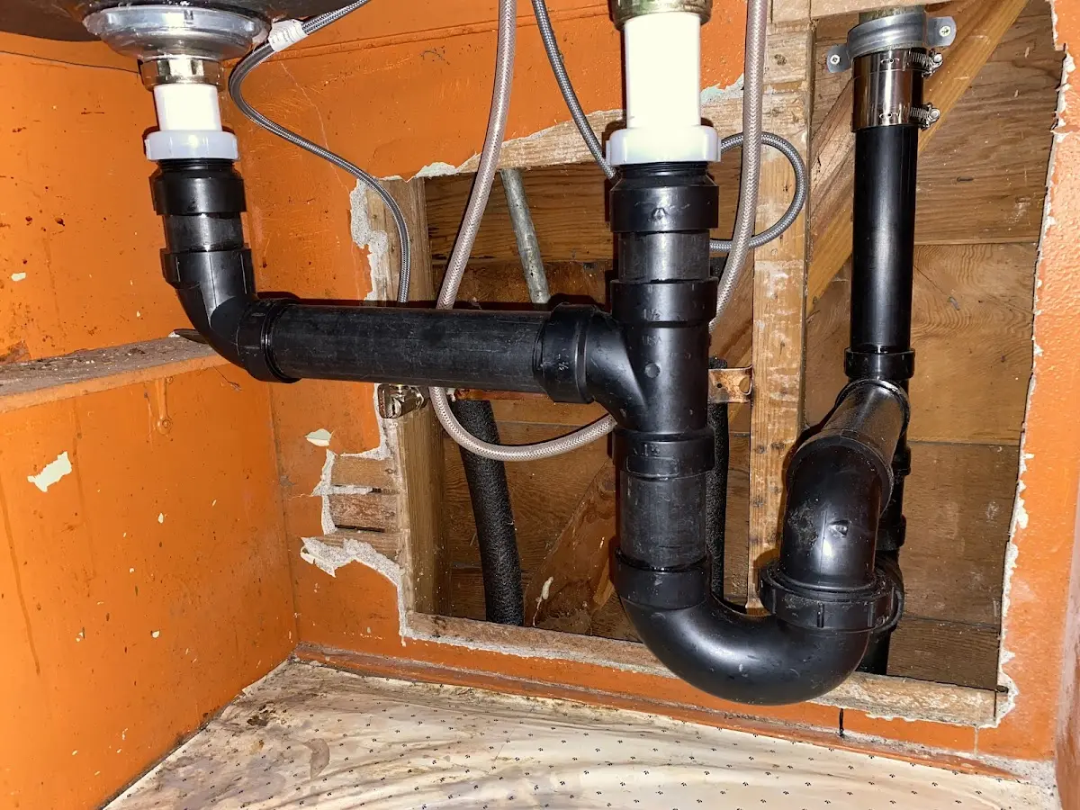 Professional Repiping Services equipment and tools on the job in Tysons